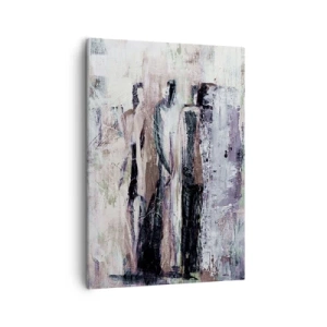 Canvastavla - Bild på duk - De mystiska tre - 50x70 cm
