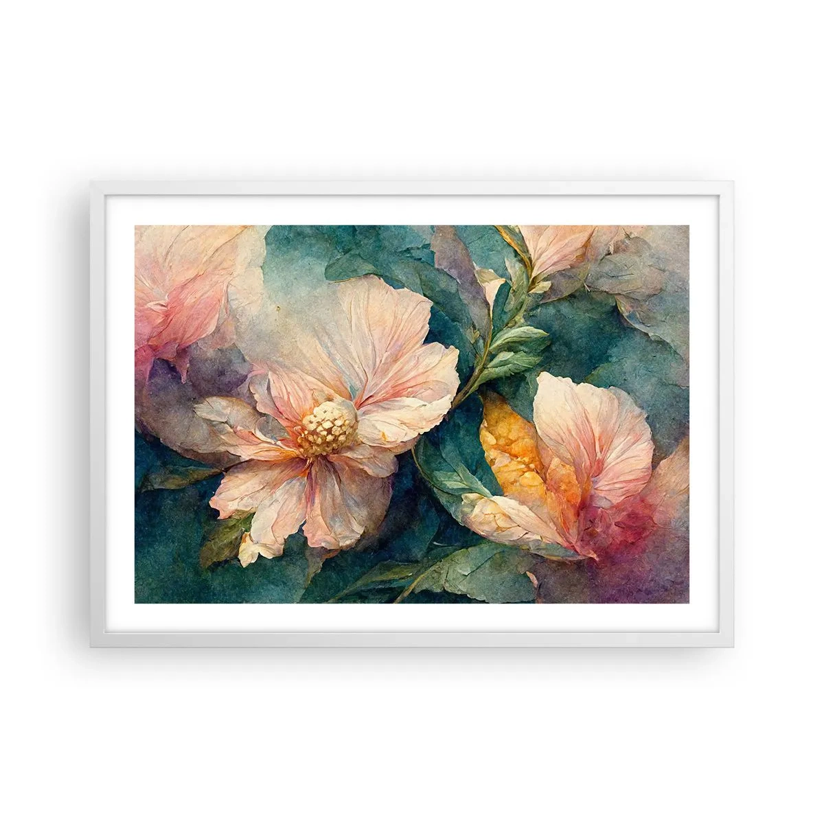 Affisch i vit ram - Bara subtilitet - 70x50 cm