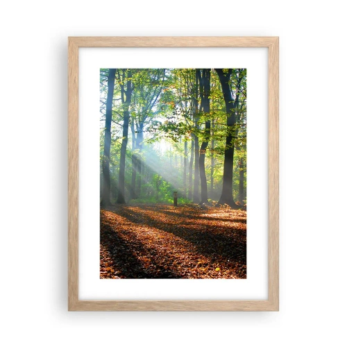 Affisch i ram av ljusek - Sken-och skuggspel - 30x40 cm