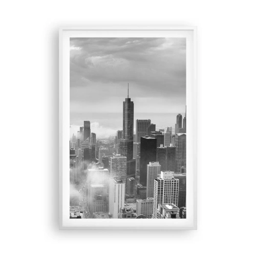 Affisch i vit ram - Amerikanskt landskap - 61x91 cm