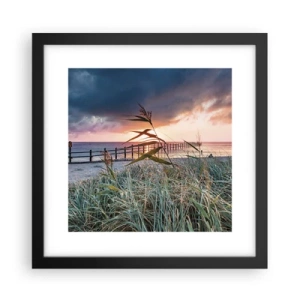 Affisch i svart ram - Försvinner inte med vinden - 30x30 cm