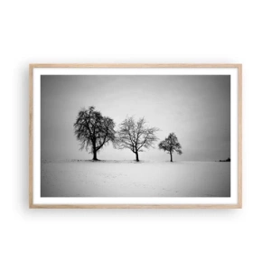 Affisch i ram av ljusek - Vad drömmer de om? - 91x61 cm