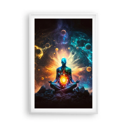 Affisch i vit ram - Kosmisk stillhet - 61x91 cm