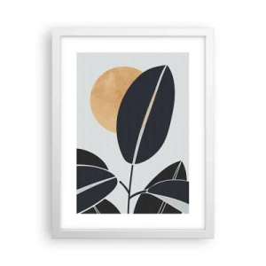 Affisch i vit ram - Het sommardag - 30x40 cm