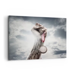 Canvastavla - Bild på duk - Per aspera ad astra - 120x80 cm