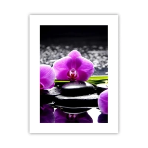 Affisch - Drunkna i tystnad och lugn - 30x40 cm