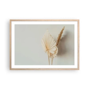 Affisch i ram av ljusek - När du behöver stillhet - 70x50 cm