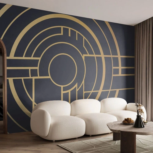 Fototapet Standard Eco - Sakernas gång - Abstraktion, Bit, Grafik - 200x140 cm