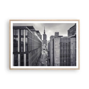 Affisch i ram av ljusek - Warszawadalen - 100x70 cm