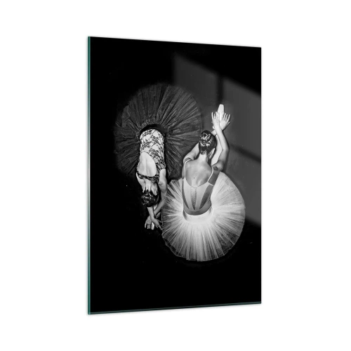 Glastavla - Bild på glas - Jin och jang – den perfekta balansen - 50x70 cm