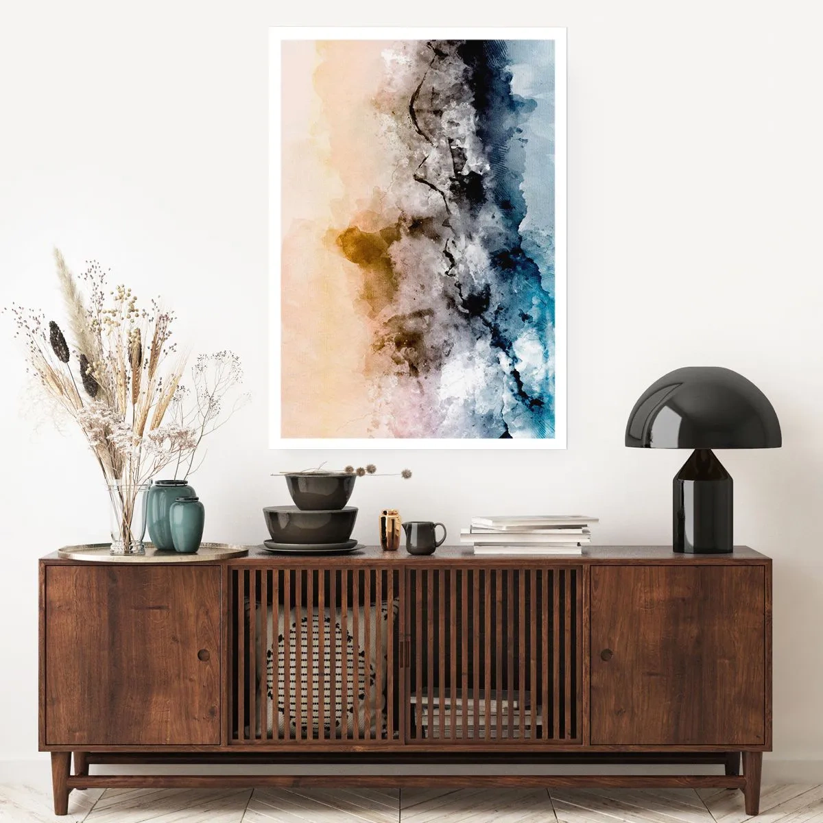 Affisch - Dränkta i dimman - 61x91 cm