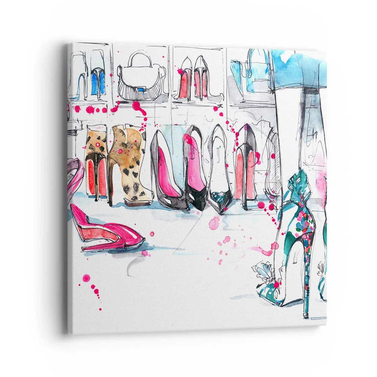 Canvastavla - Bild på duk - Sesam, öppna dig - 40x40 cm