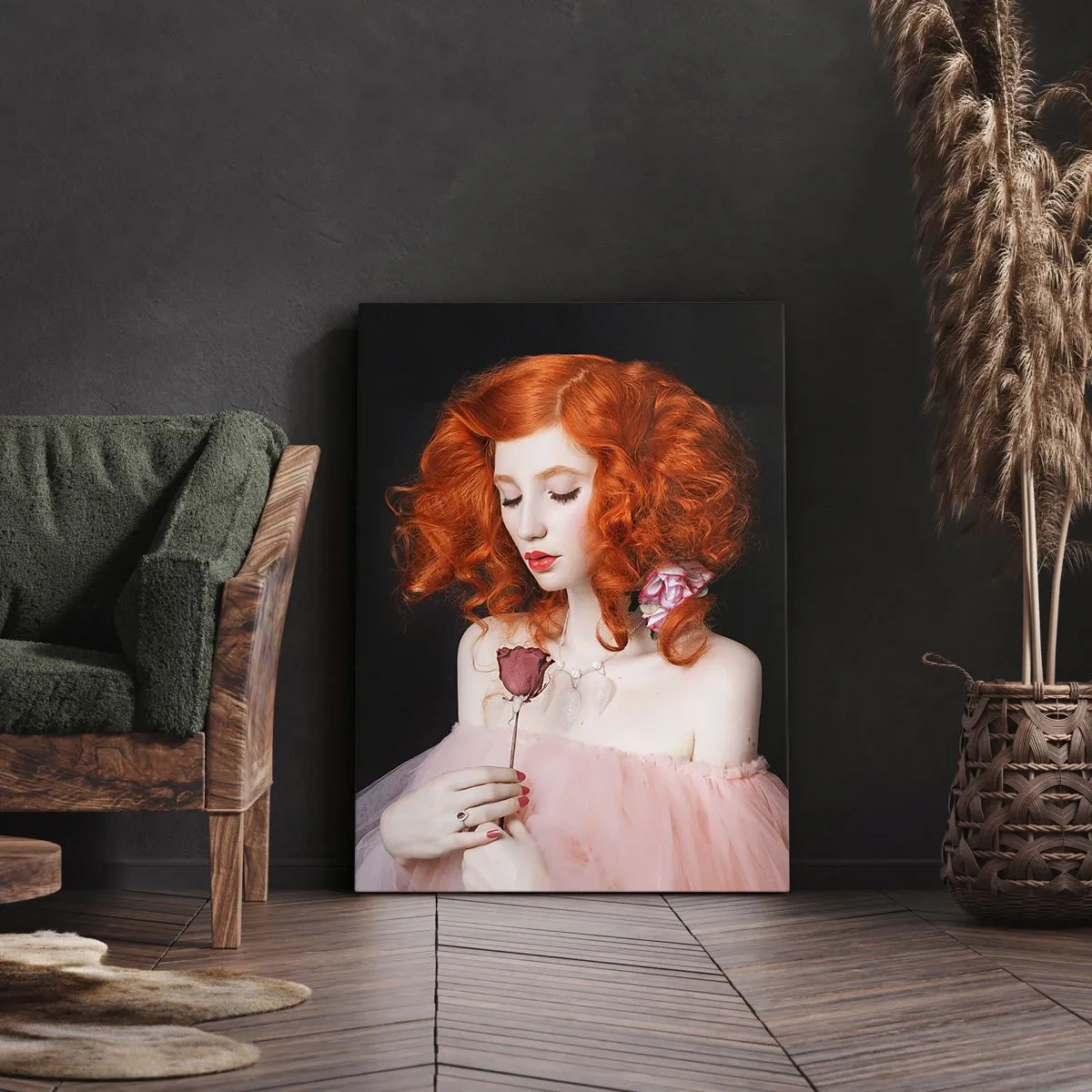 Canvastavla - Bild på duk - I Barockstil - 50x70 cm