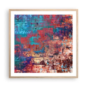 Affisch i ram av ljusek - Minne och icke-minne - 60x60 cm