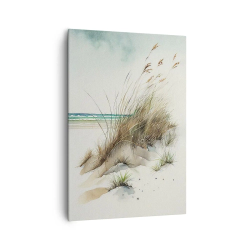 Canvastavla - Bild på duk - Inlindad i sand - 70x100 cm