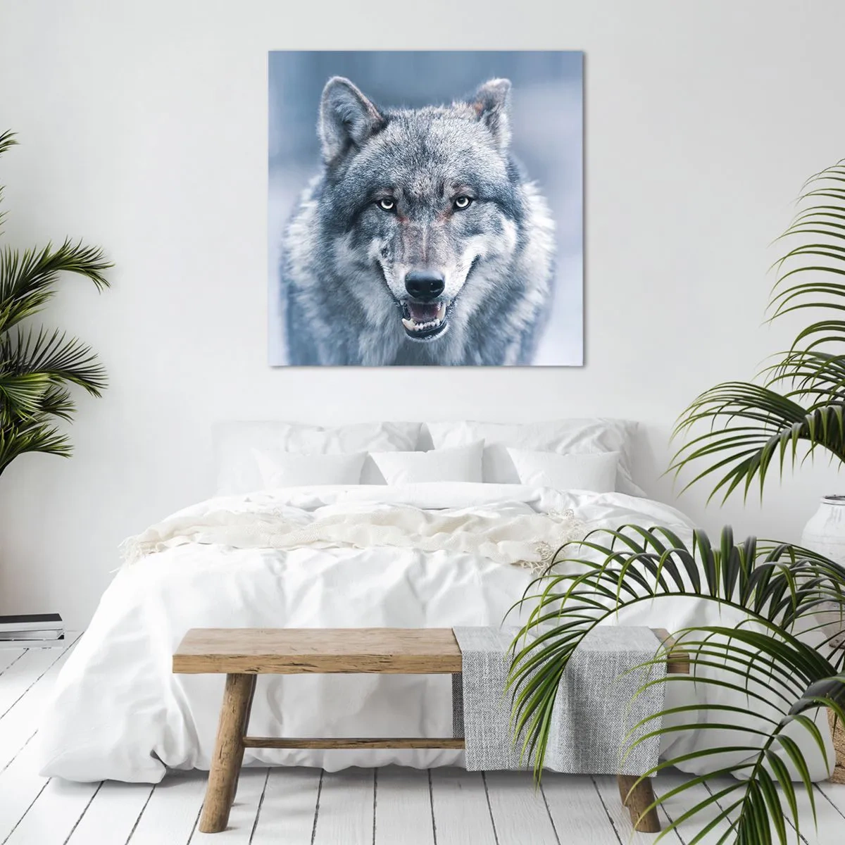 Canvastavla - Bild på duk - Tar du utmaningen? - 70x70 cm