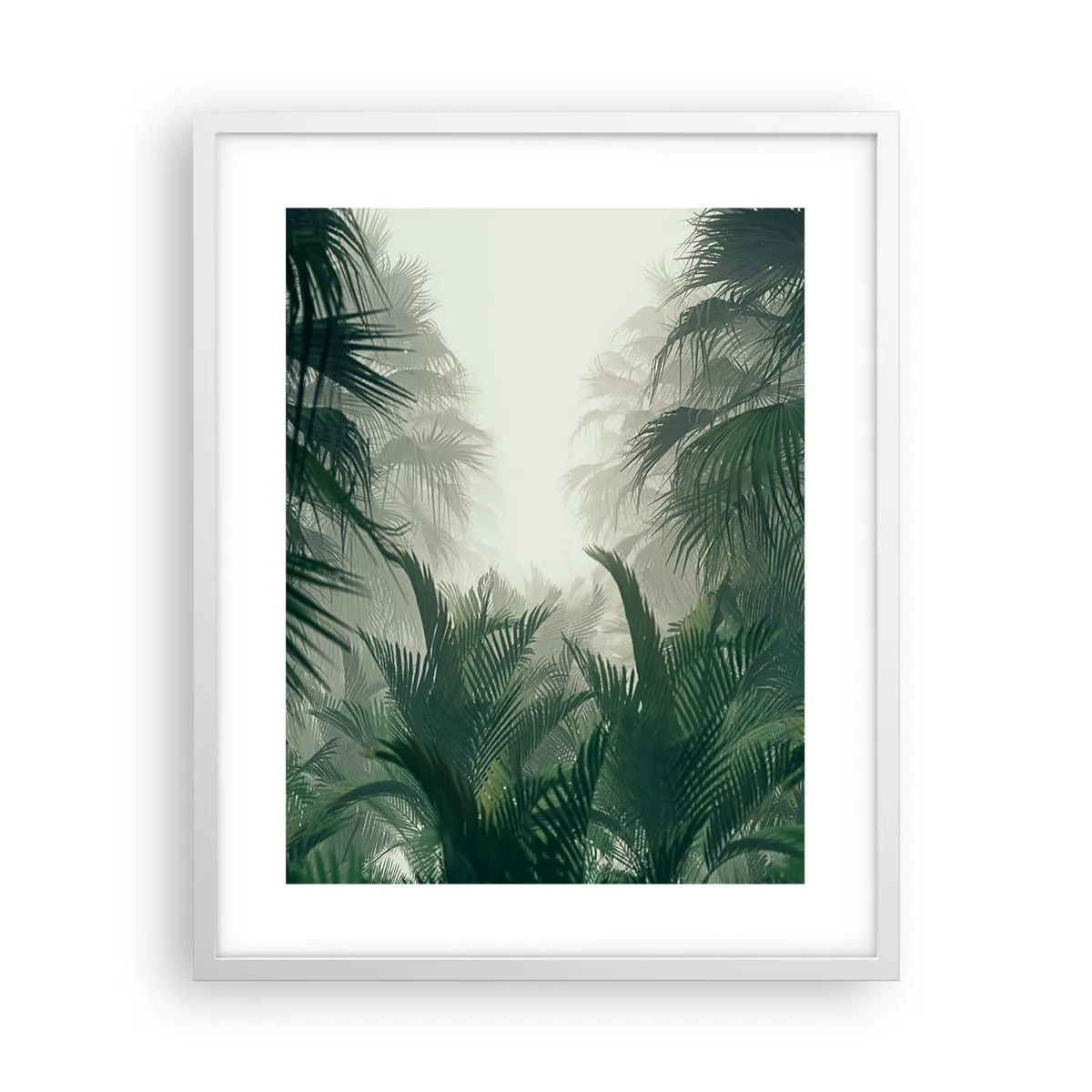 Affisch i vit ram - Tropisk hemlighet - 40x50 cm