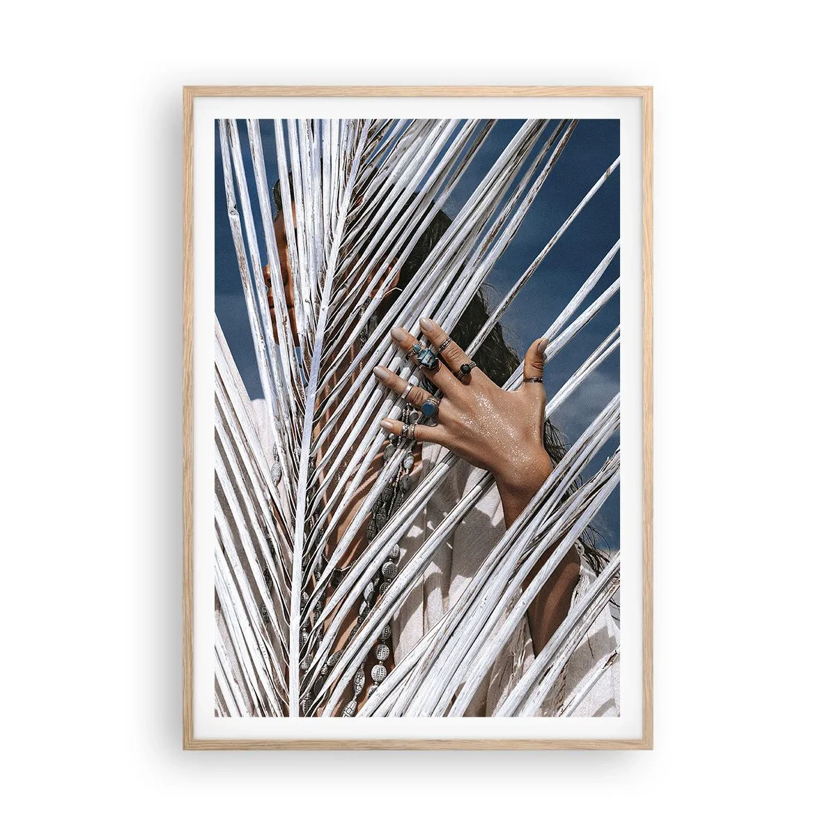 Affisch i ram av ljusek - Schamanens flickvän? - 70x100 cm