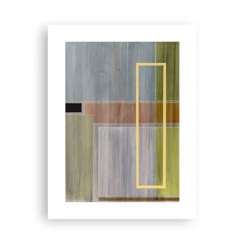 Affisch - Rakt och lugnt - 30x40 cm