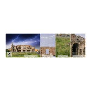Provbit av fototapet Premium Sand - Kamparena - Arkitektur, Rom, Colosseum - 100x30 cm