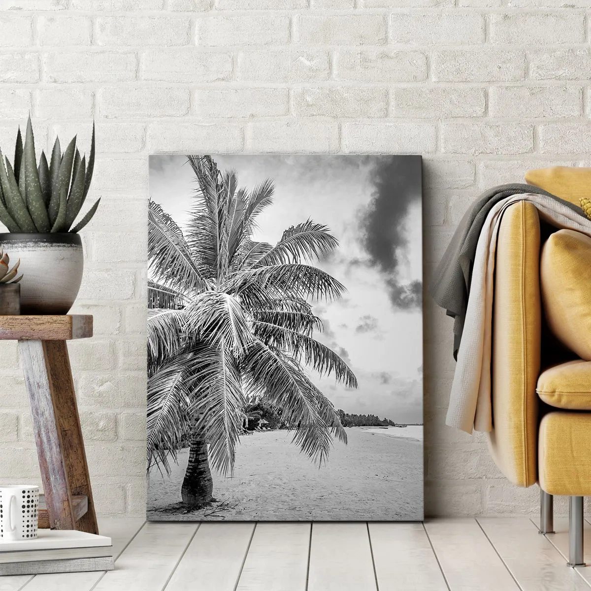 Canvastavla - Bild på duk - När du längtar efter ensamheten... - 50x70 cm