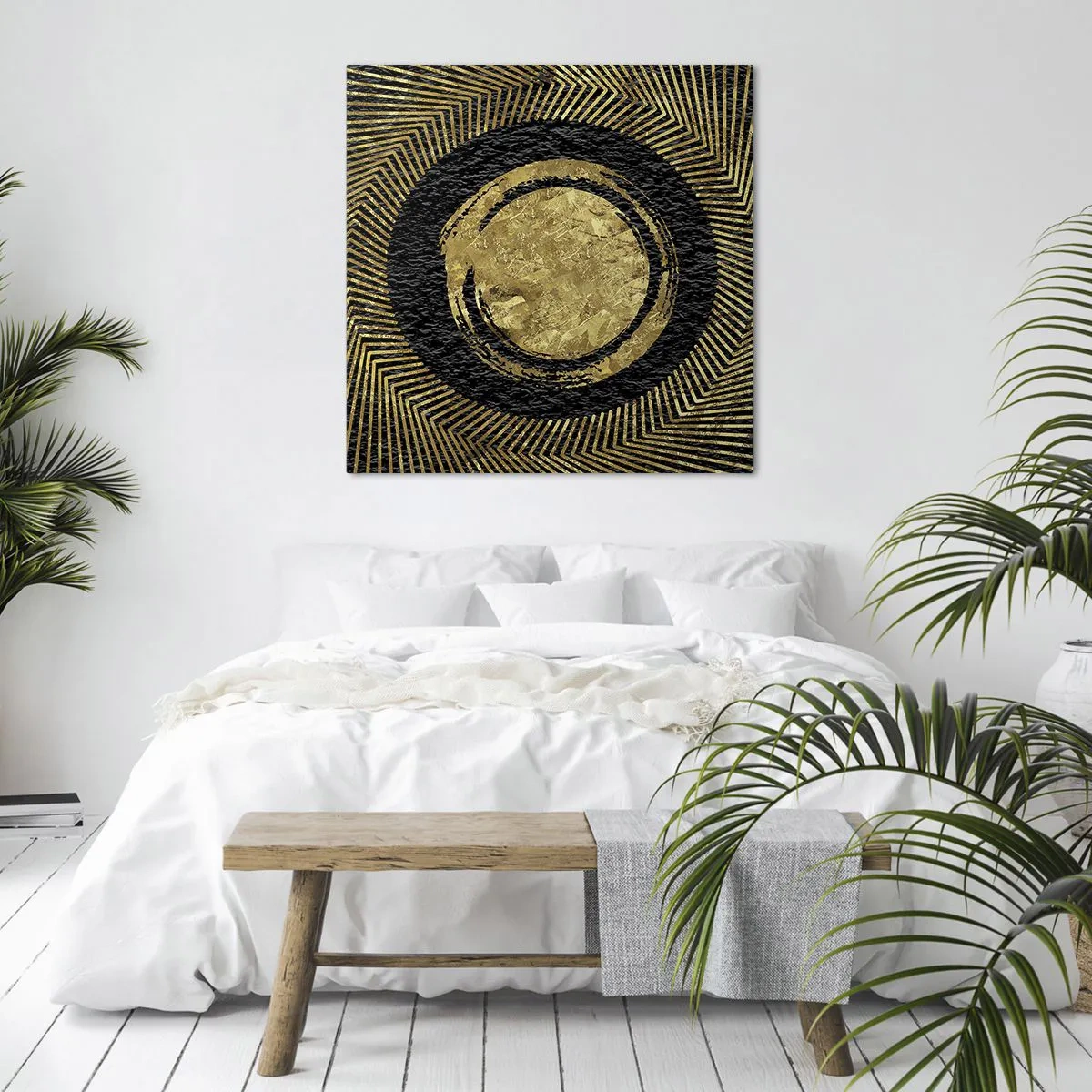 Canvastavla - Bild på duk - Glamourös komposition - 70x70 cm