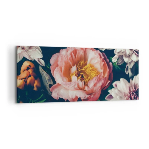 Canvastavla - Bild på duk - Med barockprakt - 120x50 cm