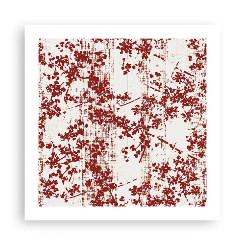 Affisch - Som en gammal percale - 50x50 cm