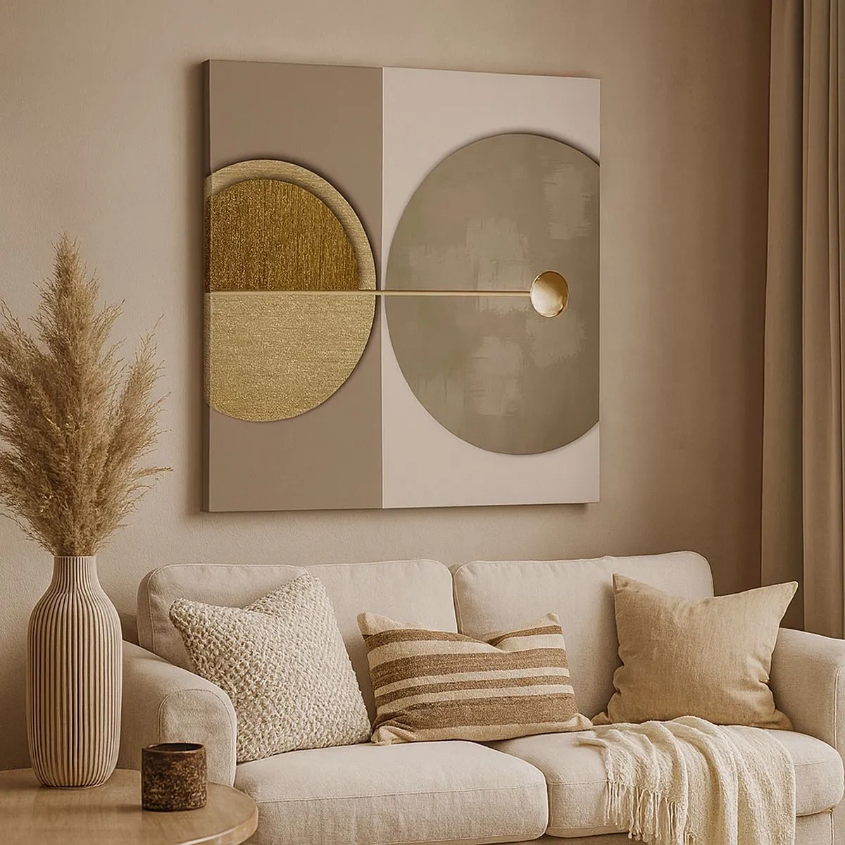 Canvastavla - Bild på duk - Perfekt balans - 30x30 cm