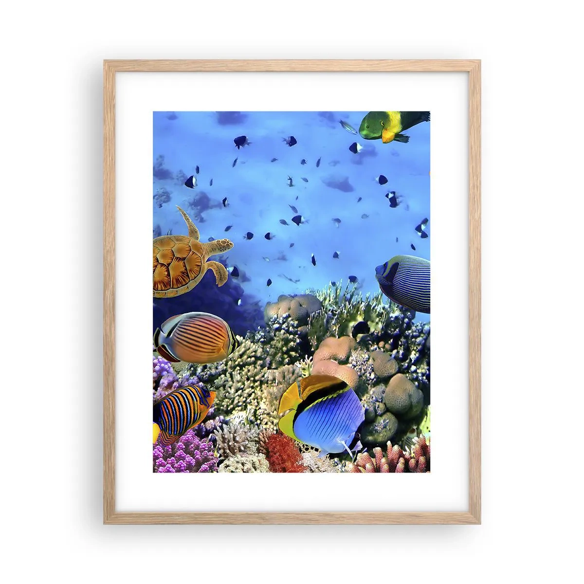 Affisch i ram av ljusek - Vad vet vi om livet... - 40x50 cm