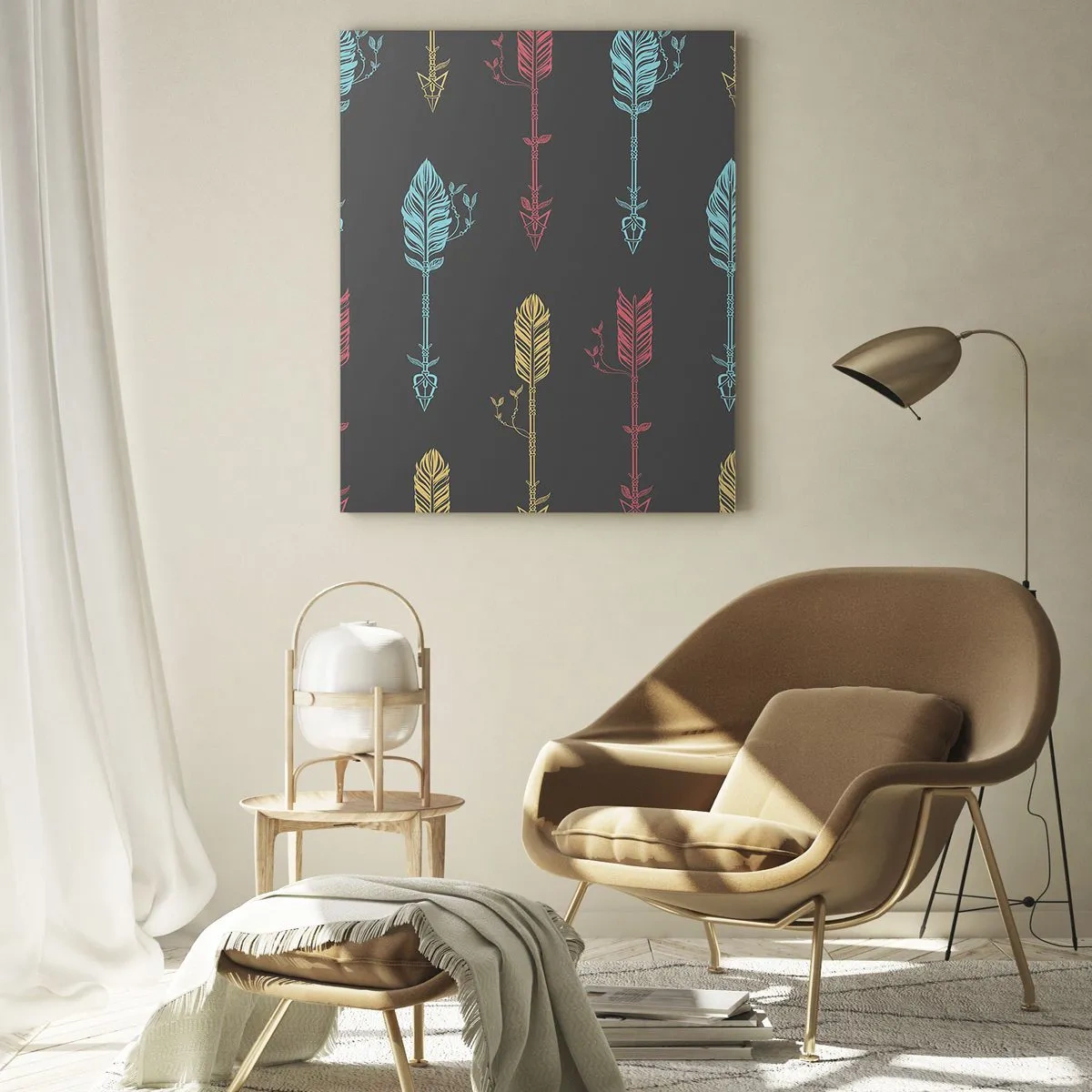 Glastavla - Bild på glas - I ordning - 50x70 cm