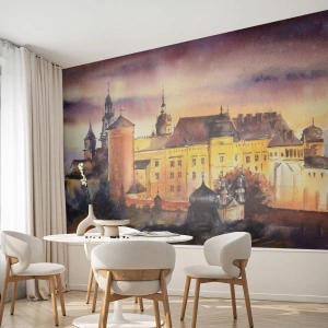 Självhäftande Fototapet Deluxe Sticker - En historia och en berättelse - Låsa, Klassisk, Arkitektur - 100x70 cm