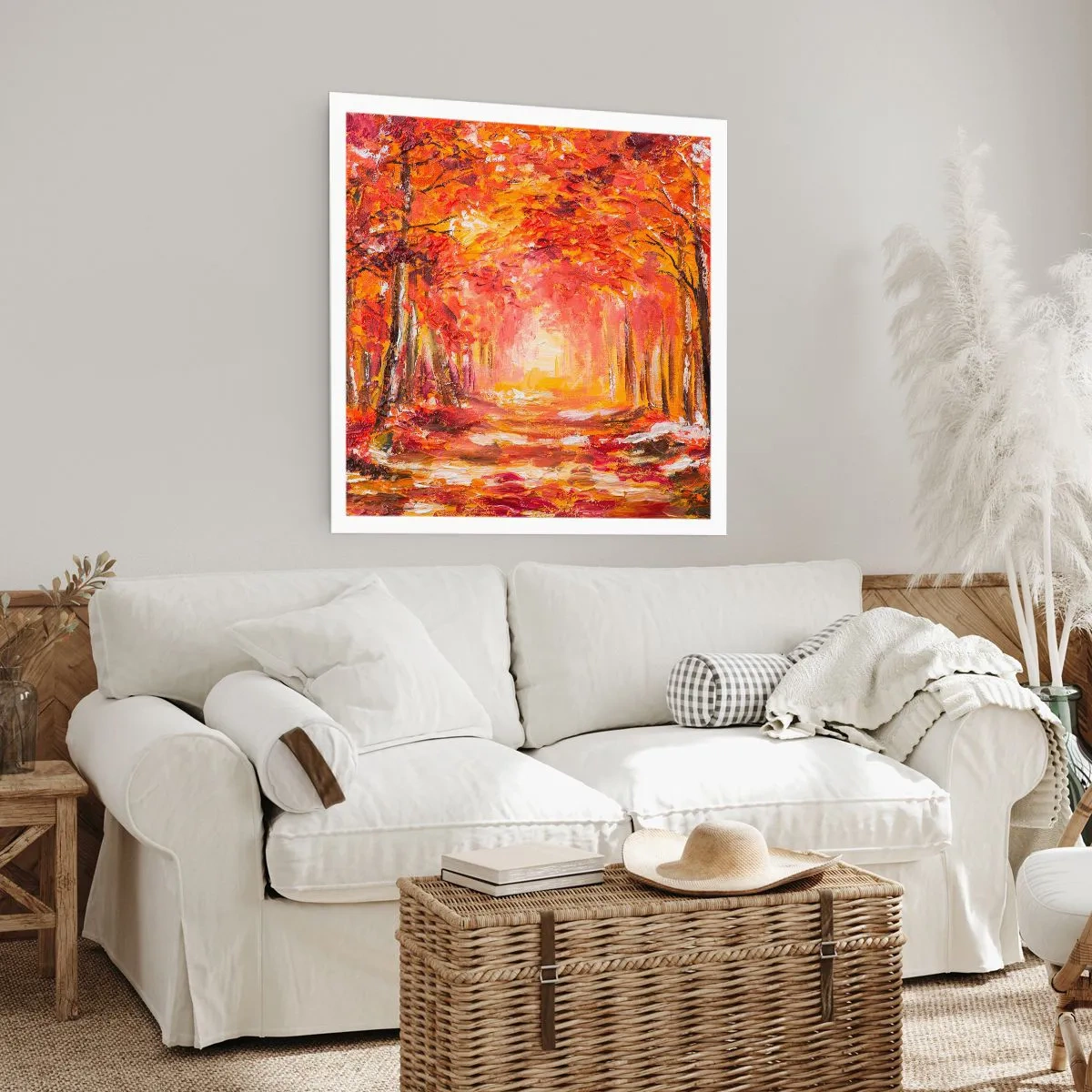 Affisch - Kopparskog - 50x50 cm