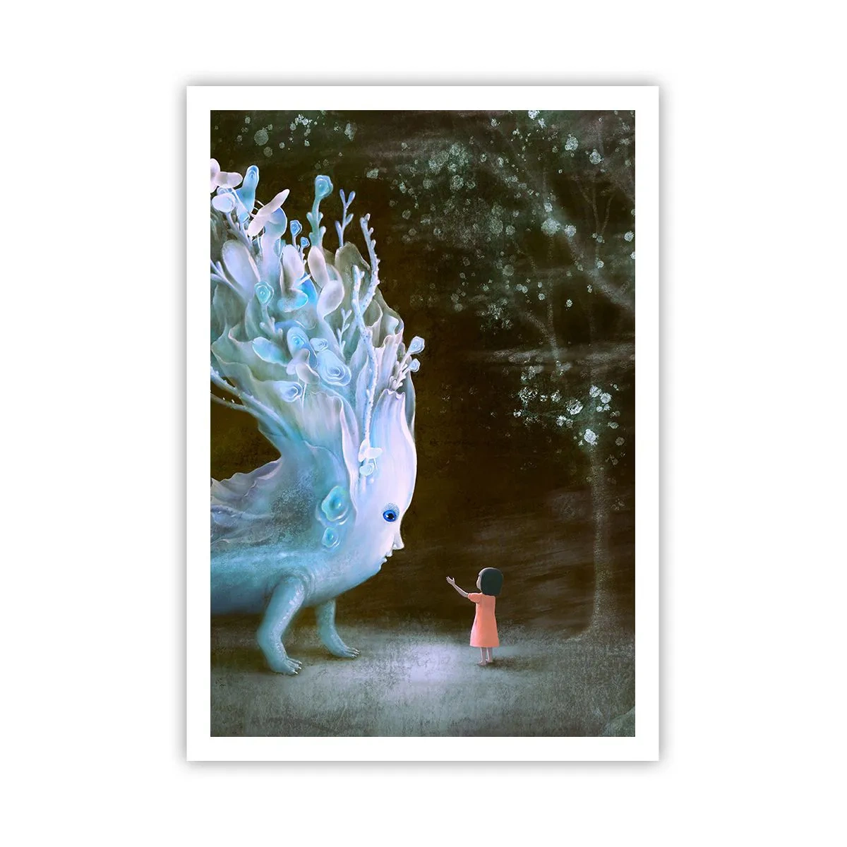 Affisch - Fantastiskt möte - 70x100 cm