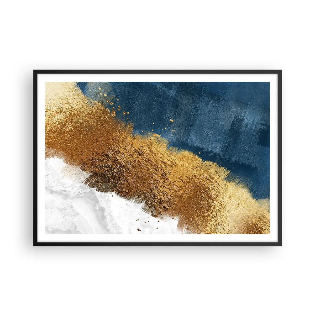 Affisch i svart ram - Sommarens färger - 100x70 cm