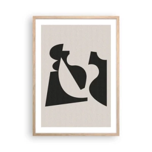 Affisch i ram av ljusek - För självmontering - 50x70 cm