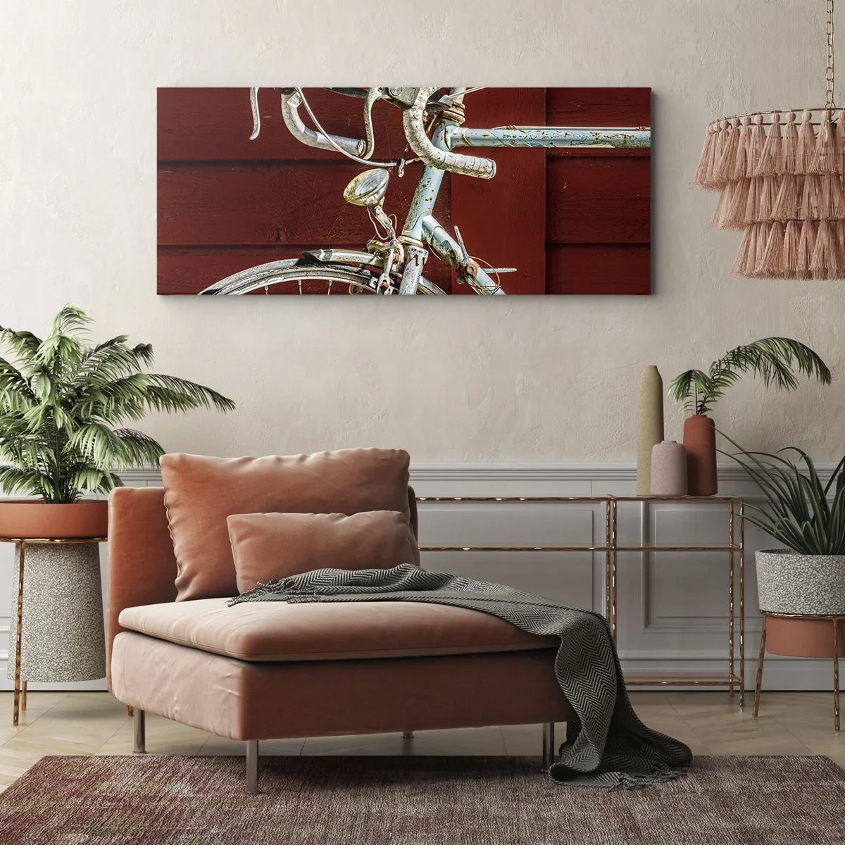 Canvastavla - Bild på duk - Skapad för segrar - 160x50 cm