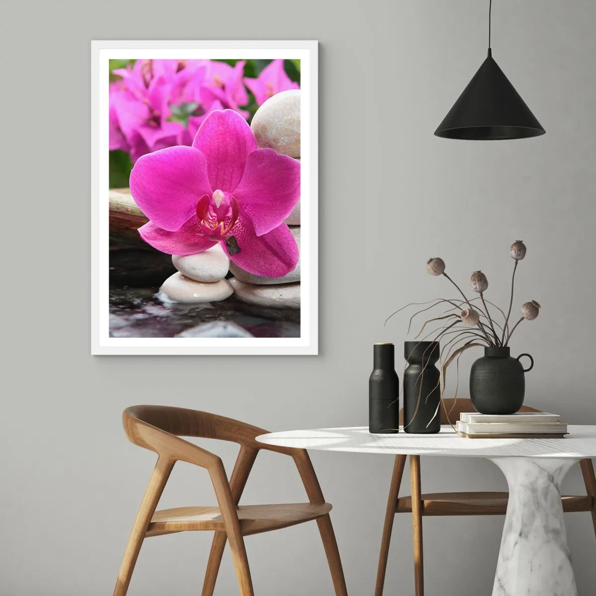 Affisch i vit ram - Så kopplar du av - 61x91 cm