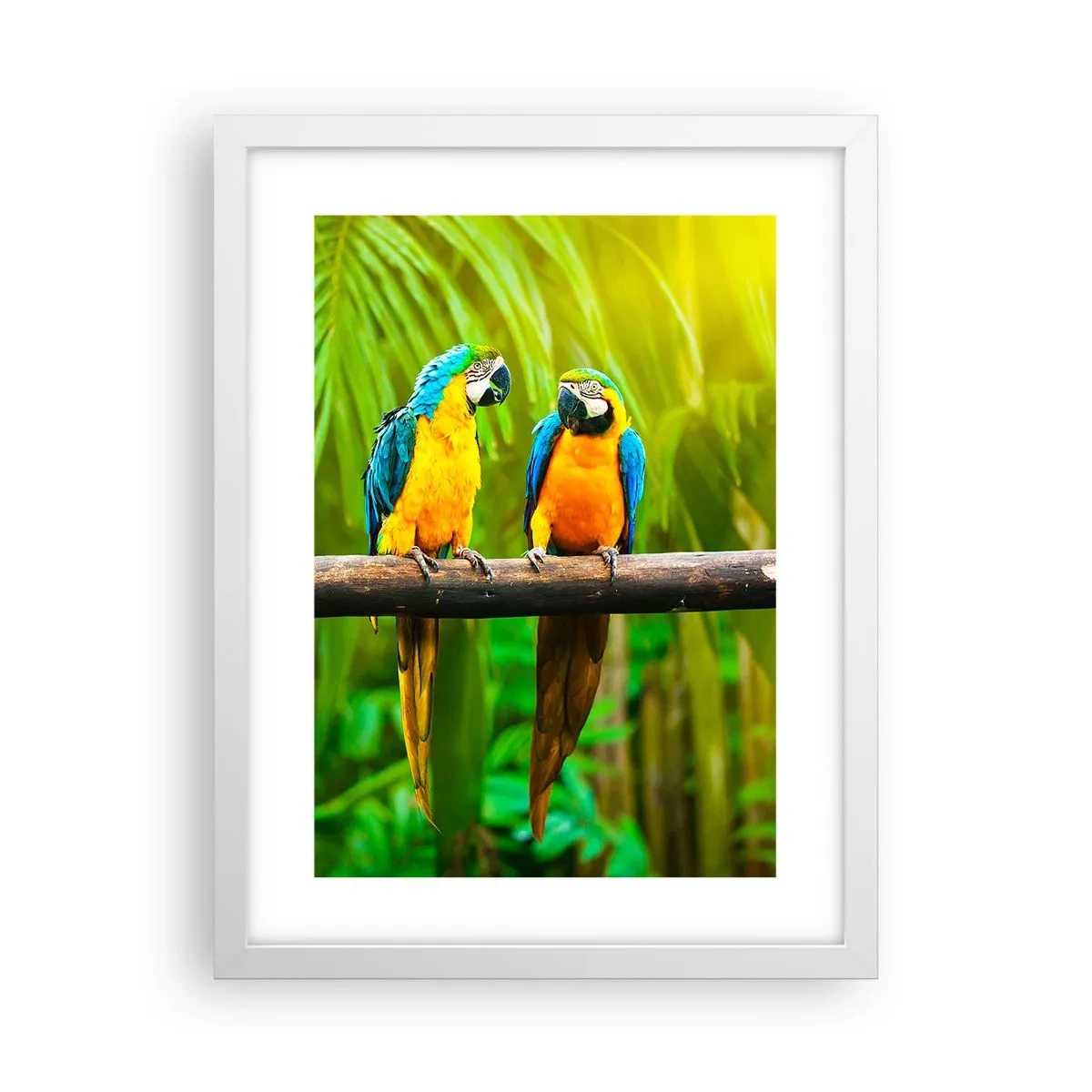 Affisch i vit ram - Har du hört att hon...? - 30x40 cm