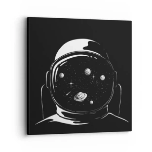 Canvastavla - Bild på duk - Fin utsikt - 30x30 cm