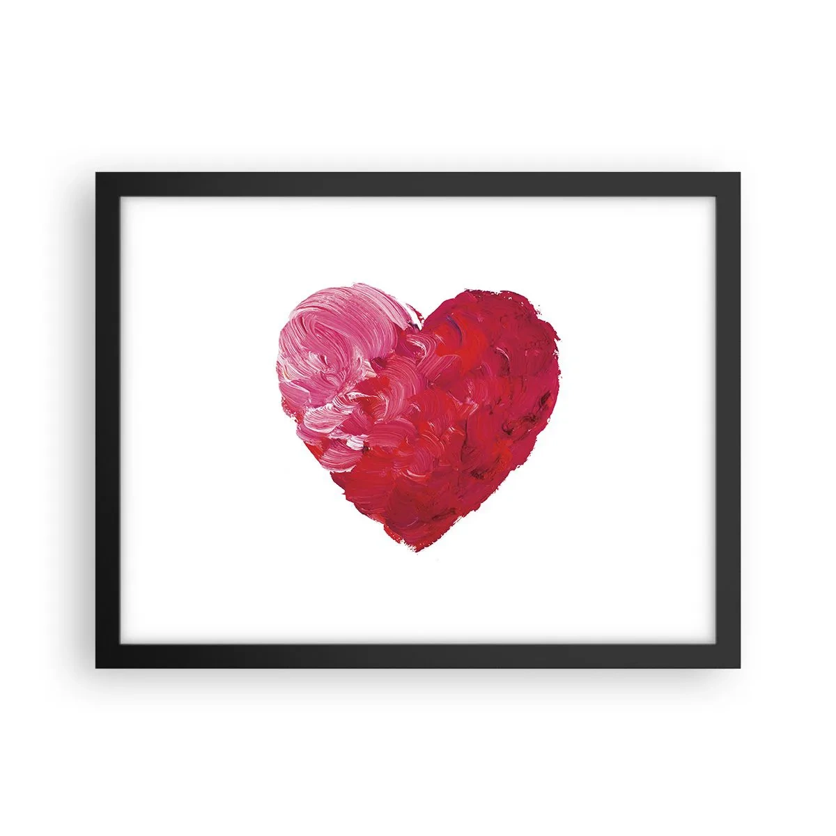 Affisch i svart ram - All you need is love - 40x30 cm