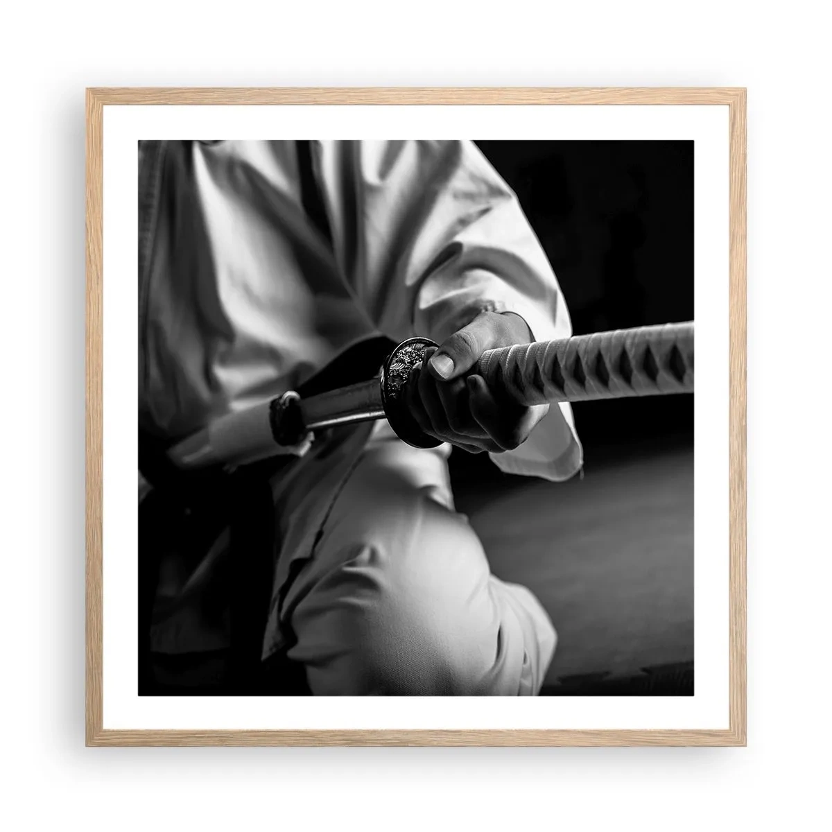 Affisch i ram av ljusek - Kämpens själ - 60x60 cm