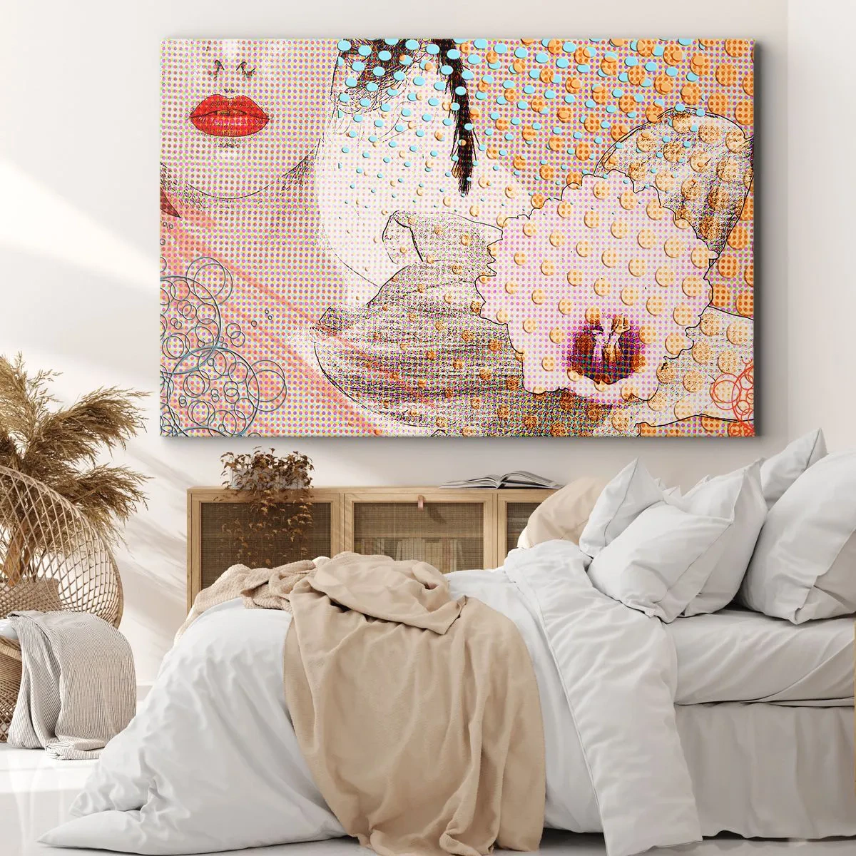 Canvastavla - Bild på duk - Serieheroin - 70x50 cm