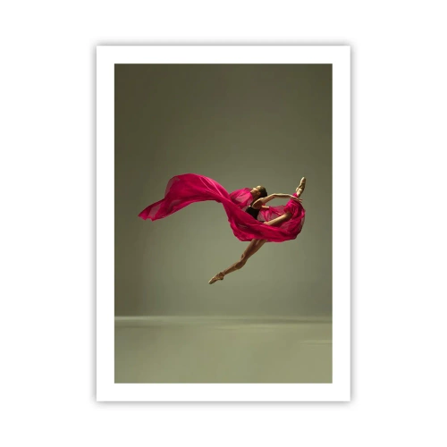 Affisch - Dansande låga - 50x70 cm