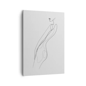 Canvastavla - Bild på duk - Bara en utfästelse - 50x70 cm