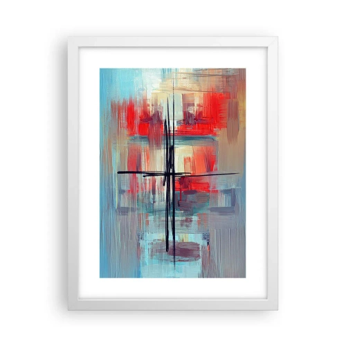 Affisch i vit ram - Landskap i en okänd dimension - 30x40 cm