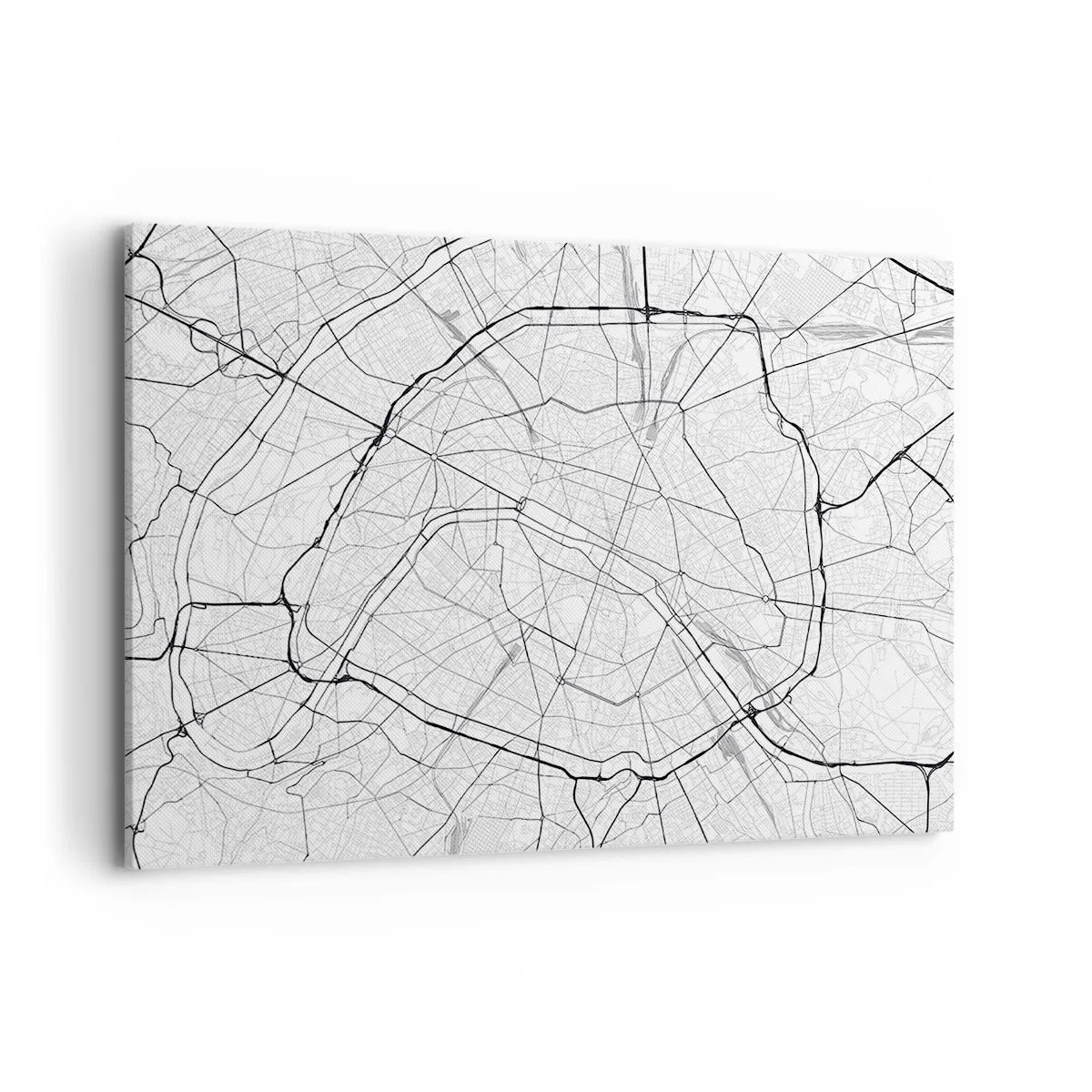 Canvastavla - Bild på duk - Paris blomma - 120x80 cm