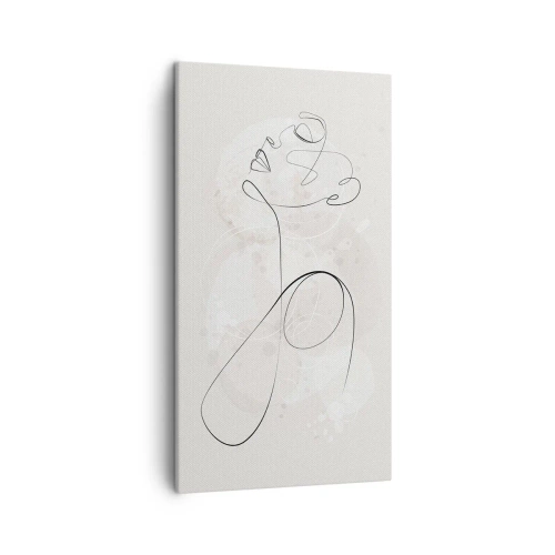 Canvastavla - Bild på duk - Skönhetens spiral - 45x80 cm