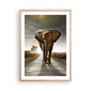 Affisch i ram av ljusek - Inte alls i en porslinsbutik - 50x70 cm