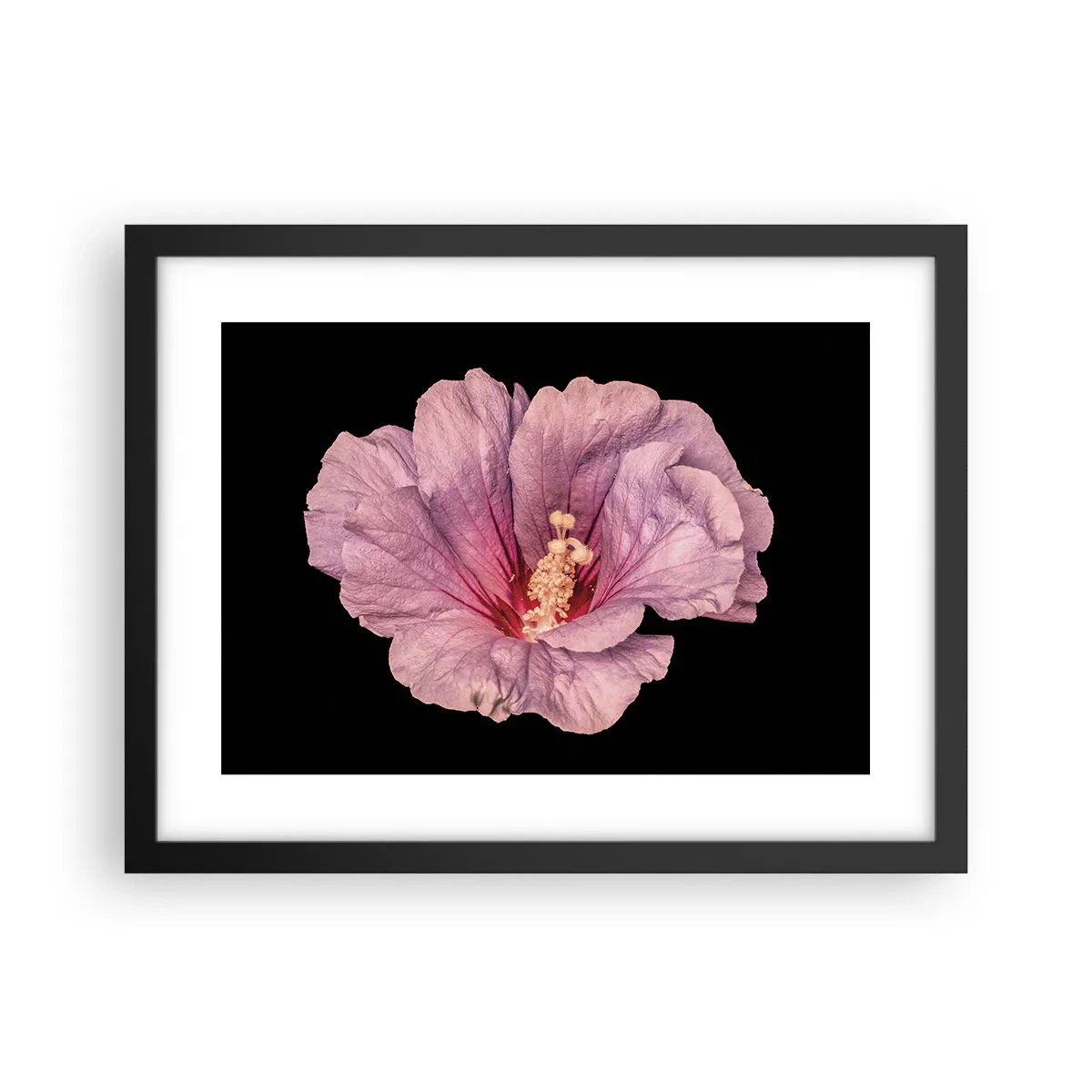 Affisch i svart ram - Rakt till hjärtat - 40x30 cm